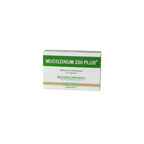 MUCOZINUM 200 PLUS 12 CAPSULE