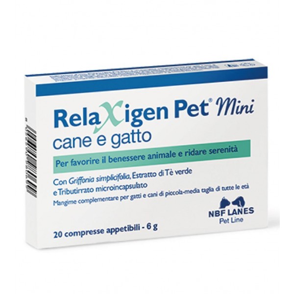 RELAXIGEN PET MINI CANE E GATTO 20 COMPRESSE