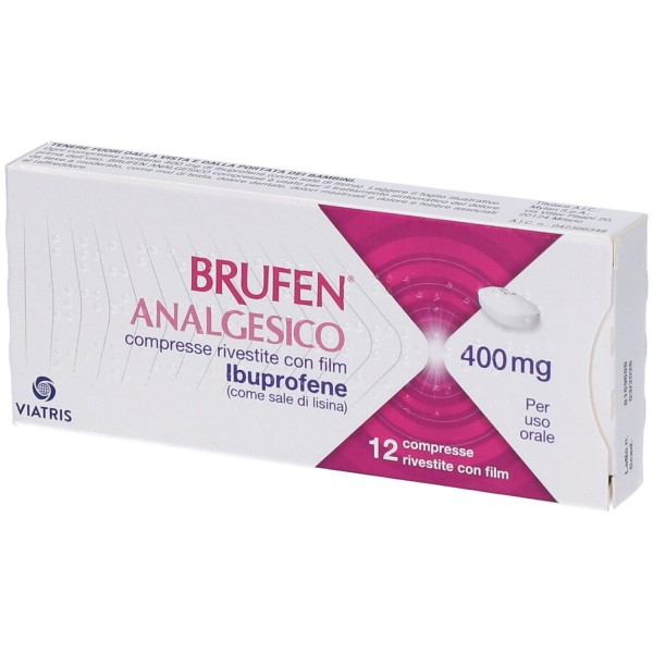 BRUFEN ANALGESICO 12 COMPRESSE RIVESTITE 400 MG