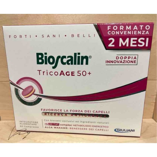 BIOSCALIN TRICOAGE 50+ NF 60 COMPRESSE