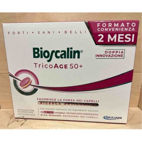 BIOSCALIN TRICOAGE 45+ 60 COMPRESSE ( 30 + 30 )