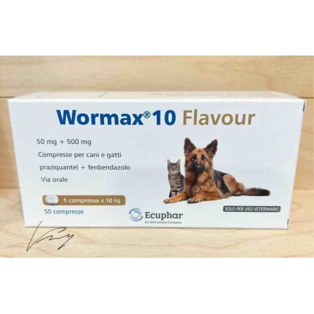 Wormax 10 flavour 50 compresse - sostituisce 48 compresse