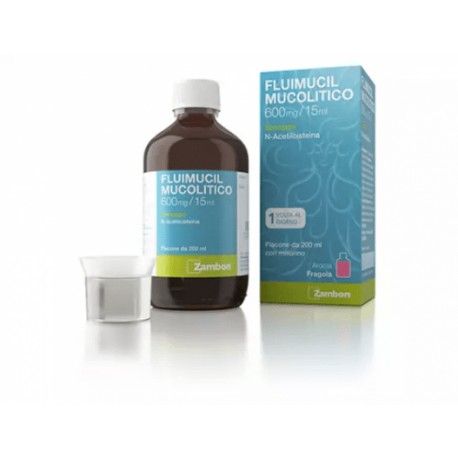 FLUIMUCIL MUCOLITICO SCIROPPO 600MG/15 ML FLACONE 200 ML