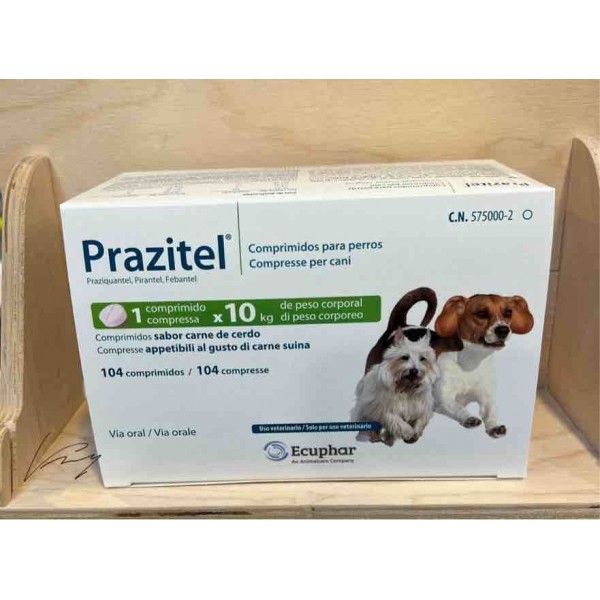 PRAZITEL  104  COMPRESSE  - SCAD. 09-2028